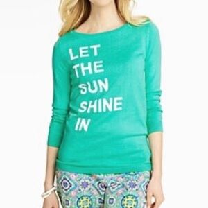 Talbots Mint Green Sunshine Sweater Size Small